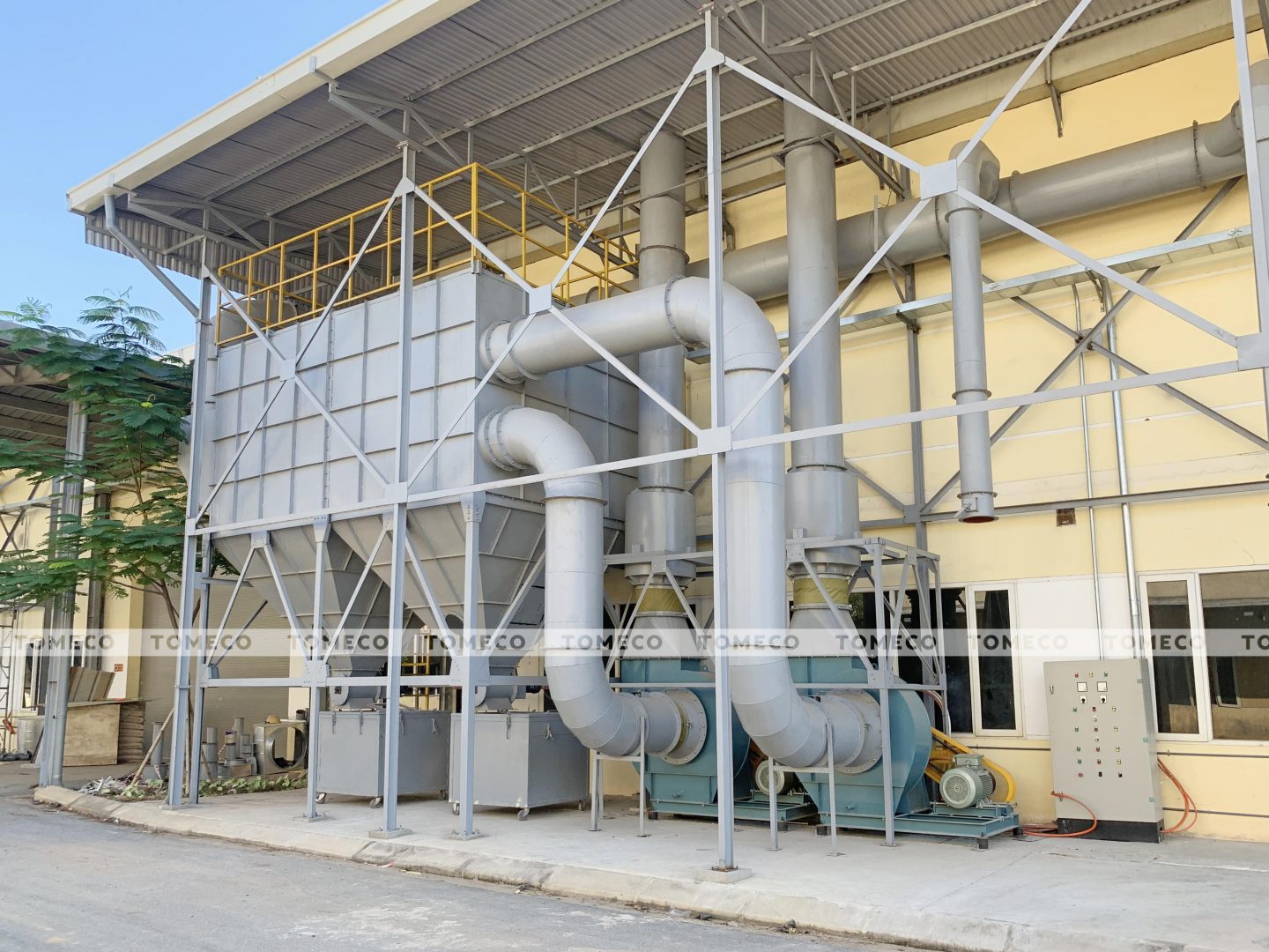 Quạt công nghiệp hệ thống hút bụi, quạt ly tâm lọc bụi