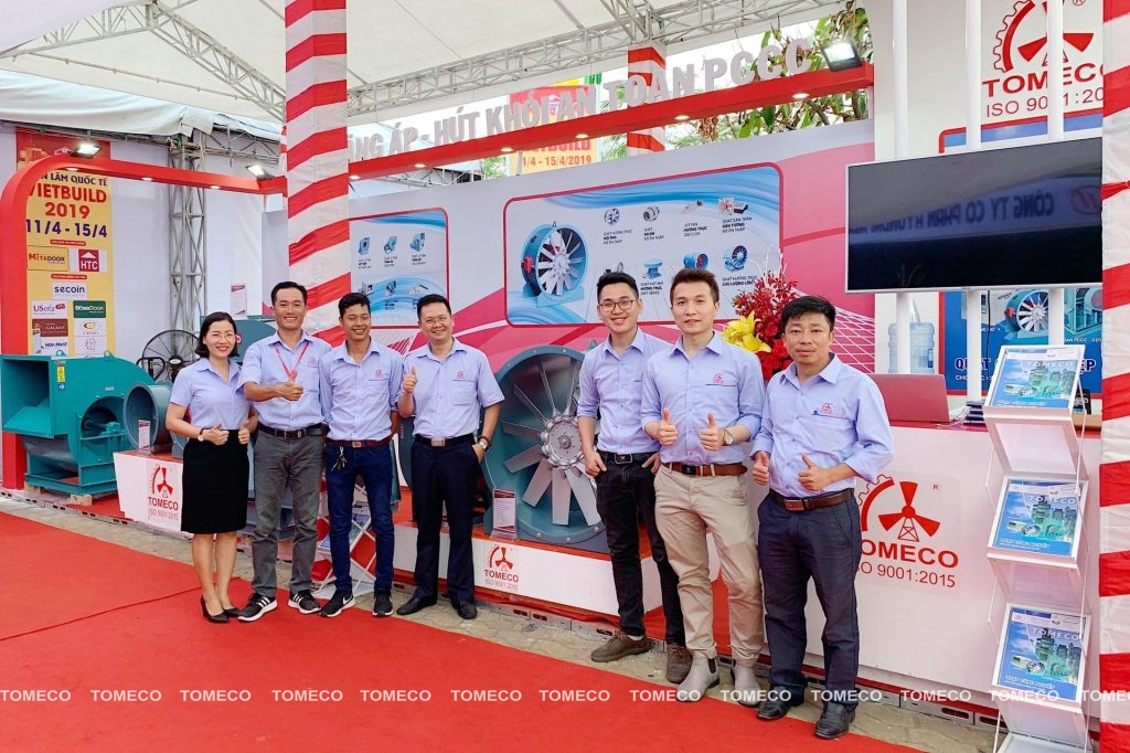 TOMECO booth at Vietbuild exhibition