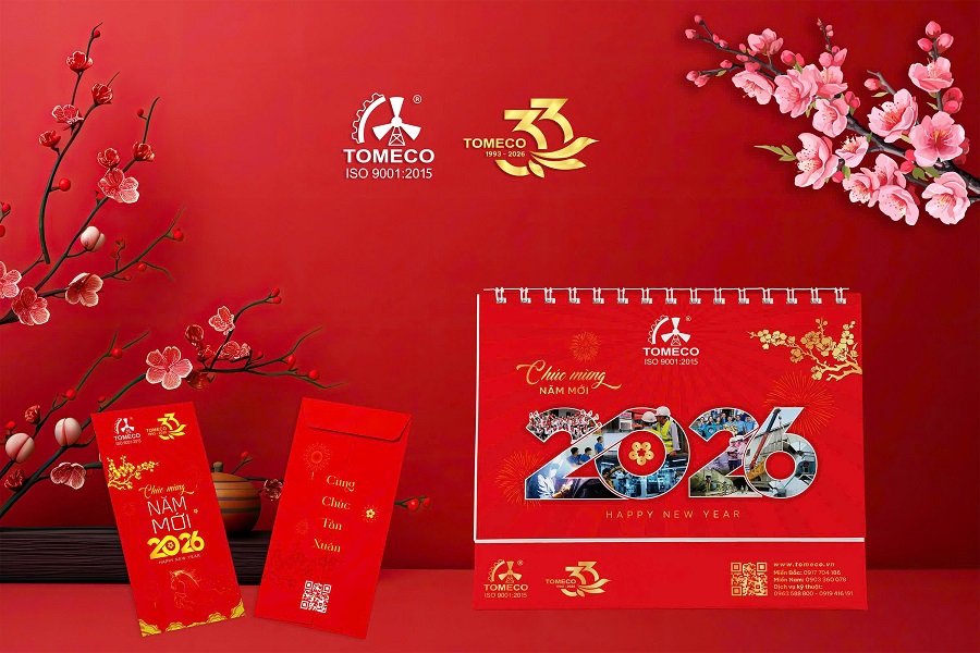 ấn phẩm tết 2026 TOMECO Ấn phẩm tết 2026 TOMECO