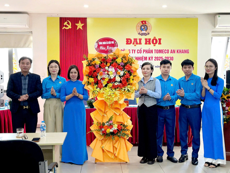 dai-hoi-cong-doan-tomeco-an-khang-2025-2030 dai-hoi-cong-doan-tomeco-an-khang-2025-2030