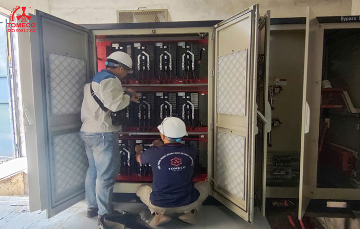 Đấu nối biến tần quạt 900kW Đấu nối biến tần quạt 900kW