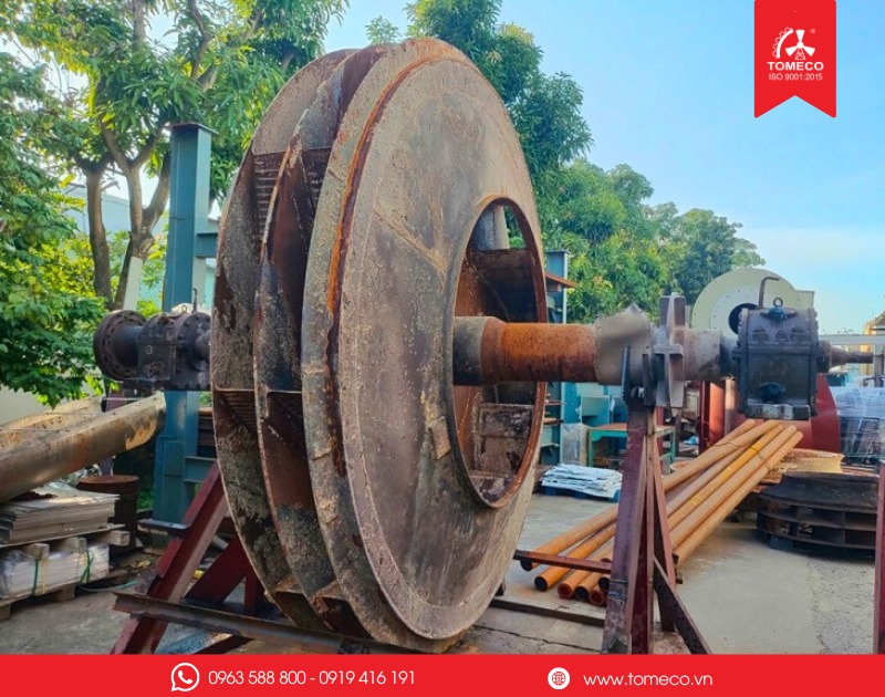 guồng cánh hỏng được chuyển đến nhà máy TOMECO An Khang guồng cánh hỏng được chuyển đến nhà máy TOMECO An Khang