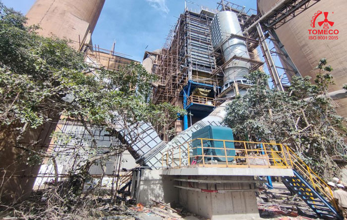 Quạt hoàn thiện kết nối với hệ thống lọc bụi Quạt hoàn thiện kết nối với hệ thống lọc bụi