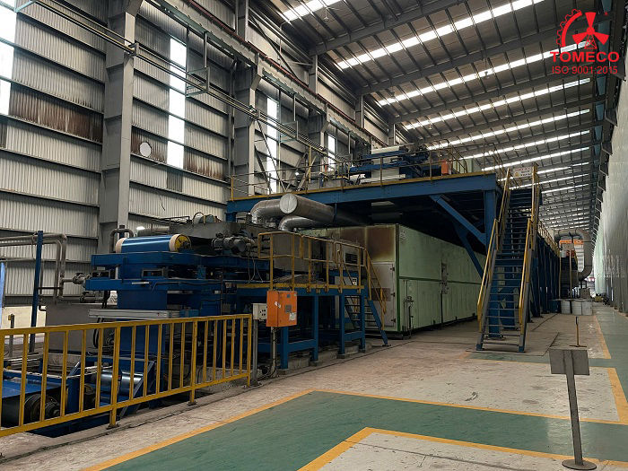 Quạt chịu nhiệt TOMECO trong hệ thống dây chuyền sản xuất nhà máy tôn mạ màu Hòa Phát
