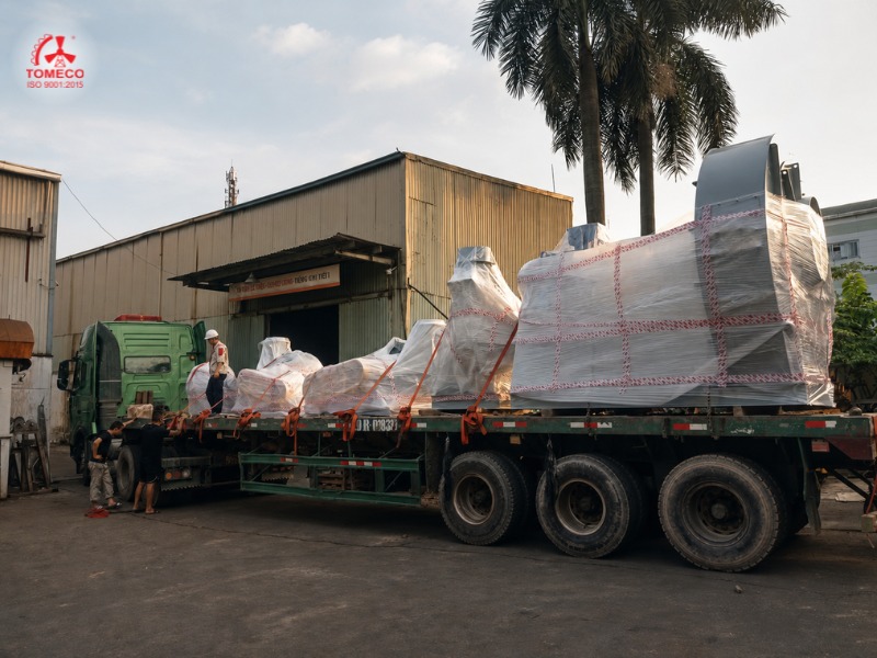 Lô quạt ly tâm công nghiệp TOMECO được bàn giao cho nhà máy chế biến lâm sản tại Yên Bái Lô quạt ly tâm công nghiệp TOMECO được bàn giao cho nhà máy chế biến lâm sản tại Yên Bái