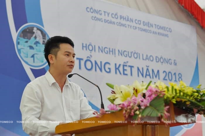 Trần Hùng- Phó Chủ tịch Liên đoàn lao động Huyện Quốc Oai 