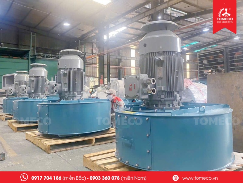 Quạt ly tâm phòng nổ TOMECO Quạt ly tâm phòng nổ TOMECO