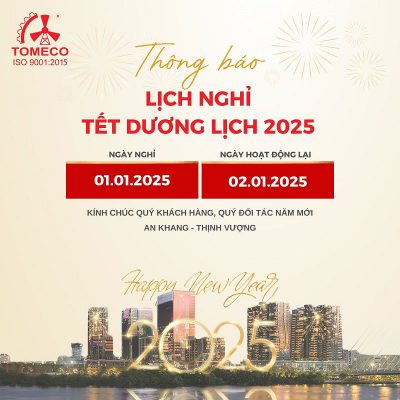 thông báo lịch nghỉ tết dương 2025