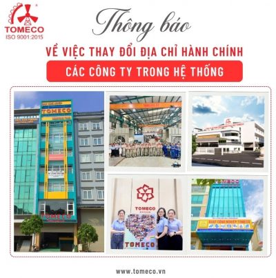 Thông báo thay đổi địa chỉ hành chính